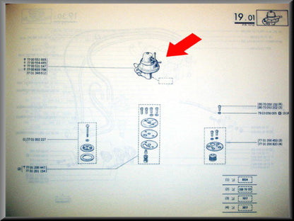 Pompe à essence – Renault 12 Gordini – Renault 16 – Renault divers – OEM 0855952800