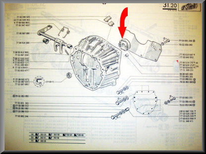 Druklager – Renault 12 – Renault 5 - Renault 15 - OEM 7700519170