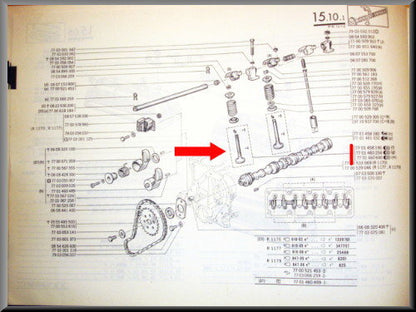 Exhaust valve – Renault 12 – Renault 5 - Renault 10 - OEM 7701458190