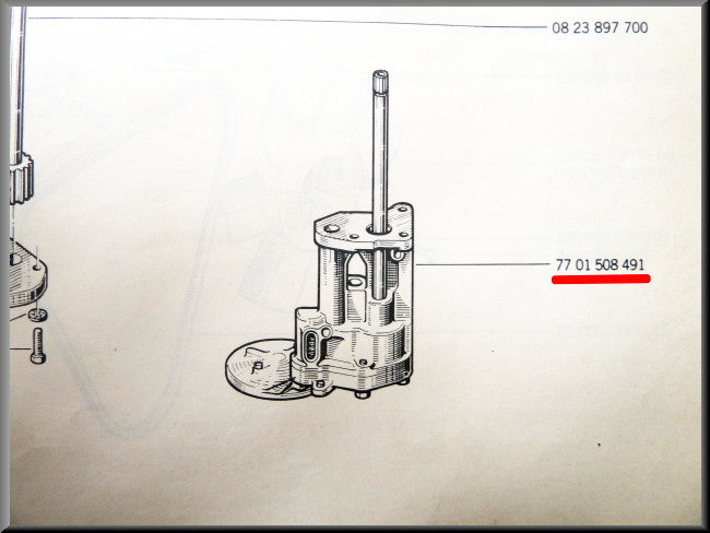 Pompe à huile – Renault 12 – Renault 5 - Renault 15 - OEM 7701508491