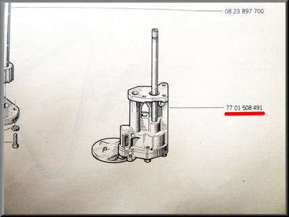 Pompe à huile – Renault 12 – Renault 5 - Renault 15 - OEM 7701508491