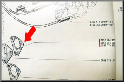 Benzinepomp pakking – Renault 16 L, TL – OEM 0857524900 / 7700564395