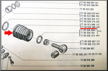 Stuurhuis hoes – Renault 12 – Renault 16 - Renault divers - OEM 7700526380 / 7700553714