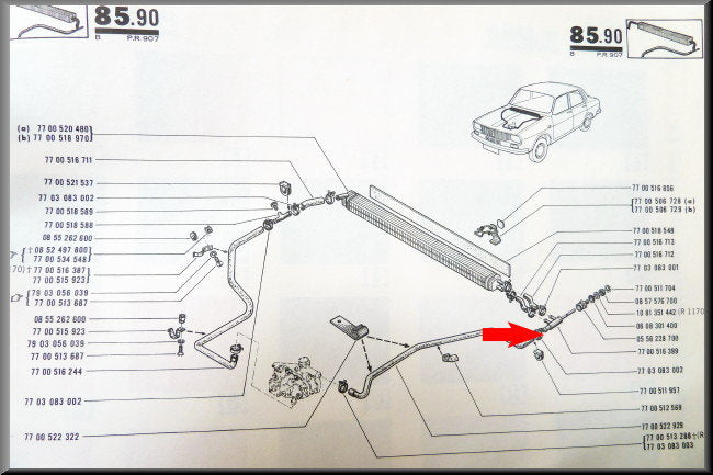 Robinet de chauffage – Renault 12 – OEM 7700557419 / 7700516399