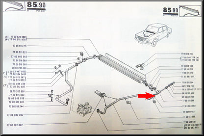 Robinet de chauffage – Renault 12 – OEM 7700557419 / 7700516399