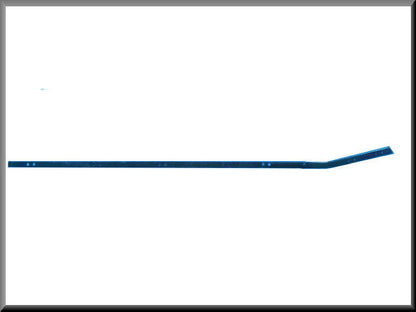 Metaal strip voor portierruit rubber voorzijde links – Renault 12 – OEM 7700509916