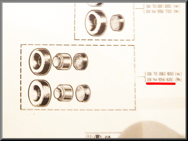 Kit de révision cylindre de roue Bendix (22,2 mm) – Renault 16 – OEM 0854956600