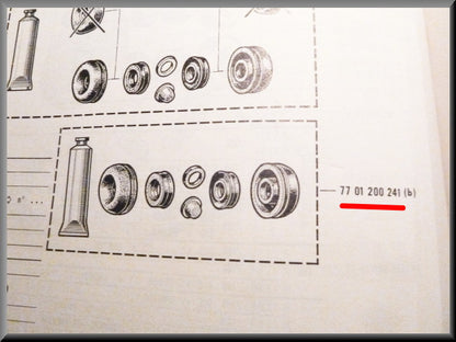 Revisie set wielrem cilinder Girling Lucas (22,2 mm) – Renault 16 – OEM 7701200241