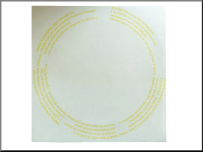 Transparent sticker for the air filter – Renault 16 TL, L – OEM 7700501561