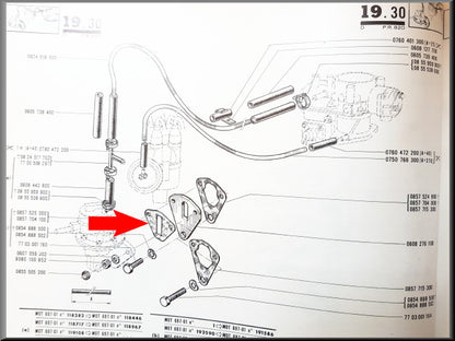 Benzinepomp pakking – Renault 16 TL, GLS, GL, L – Renault 12 - Alpine A110 - Renault diverse - OEM 7701348024
