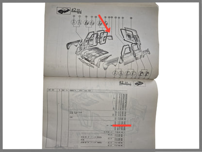 Spatbord achterzijde rechts - Renault 4 - OEM 7700638294