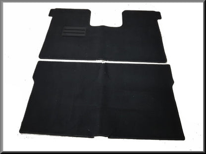 Black velvet mat set – Renault 16 – OEM 7700635230 / 7700635240