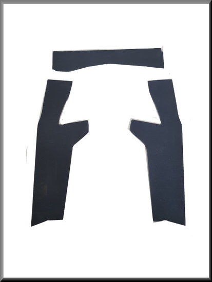 Balkbekleding achterzijde (rubber) – Renault 16 – OEM 7701531505 / 7701510425 / 7701531504