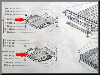 Protection carter – Renault 12 - Renault 15 - Renault 17