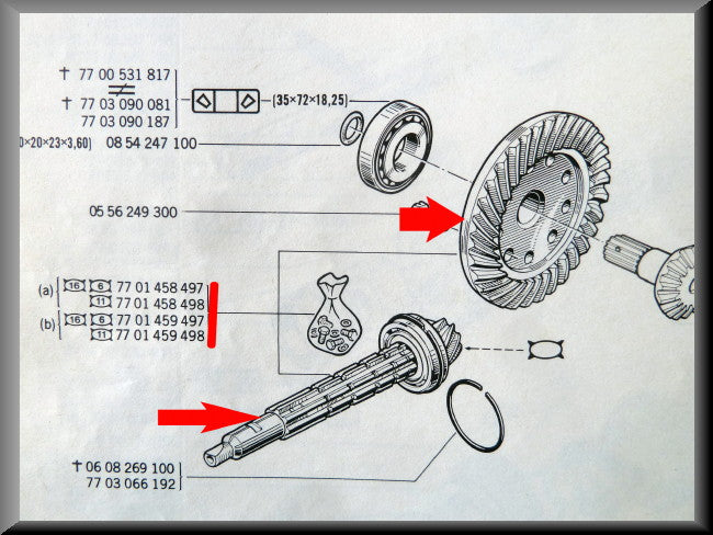 Couronne et pignon (34 et 9 dents)
