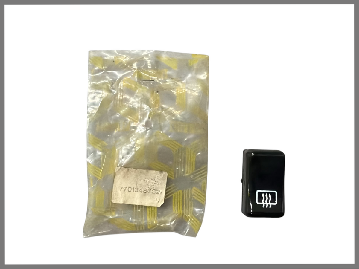 Rear window heating switch - OEM 7701348322