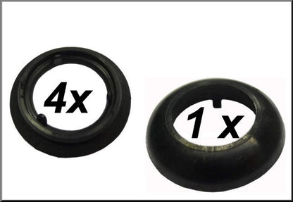 Lock ring set: 4x door and 1x tailgate – Renault 16 – OEM 0556130000 / 7700537758