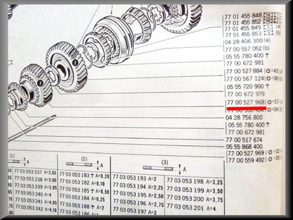 Pignon 3ème vitesse (37 dents) – Renault 12 – Renault 16 - OEM 7700527968