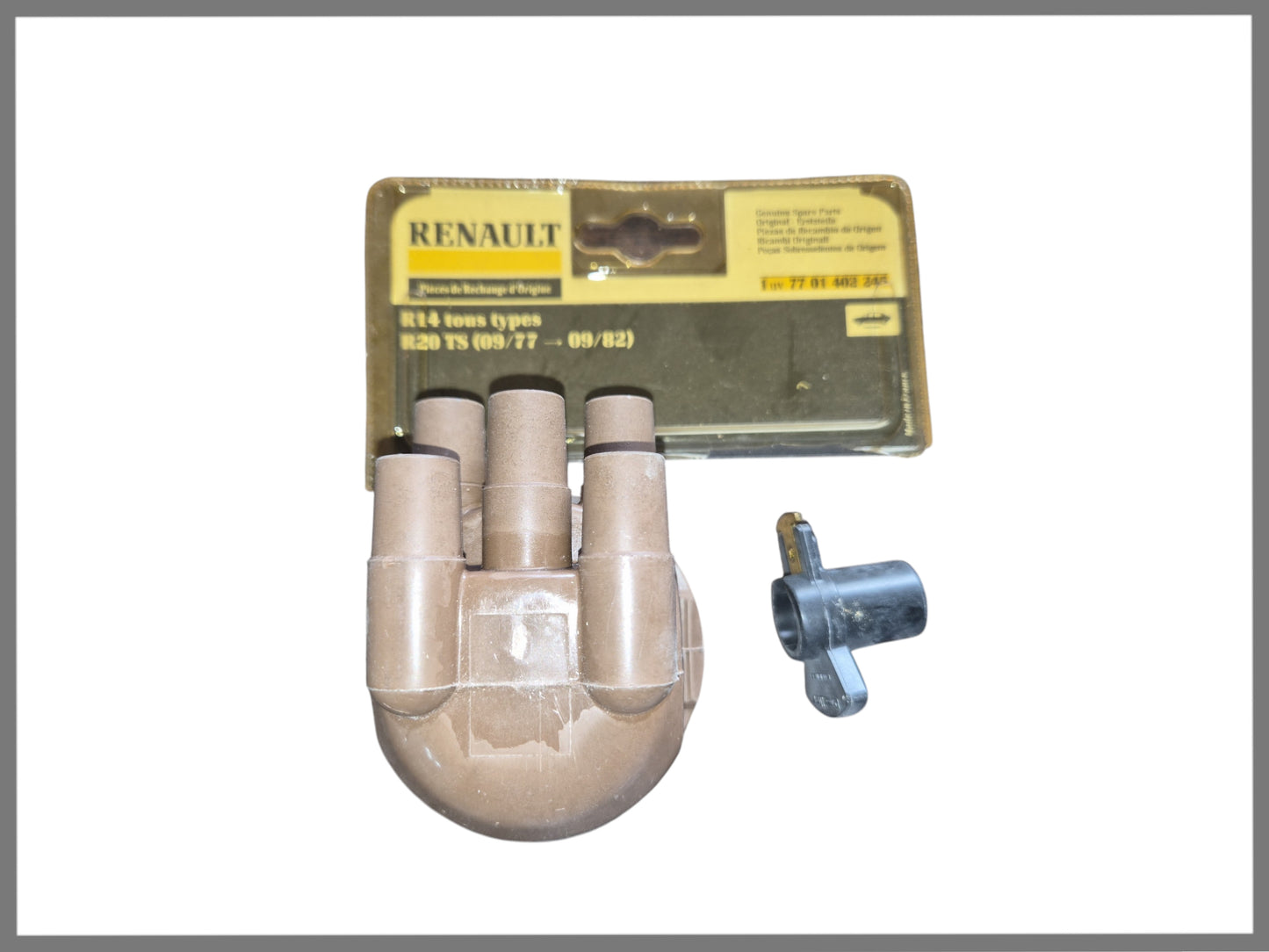 Distributor cap plus rotor - Renault 14 - Renault 20 - OEM 7701402245