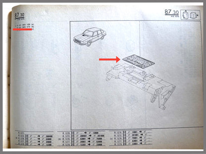 Printplaat - Renault 20 - Renault 30 - OEM 7701349375