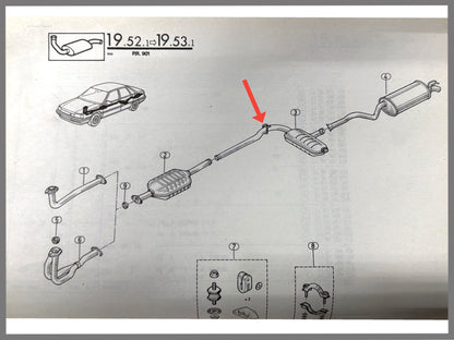 Middendemper - Renault 21 (4X4) - OEM 7700797878