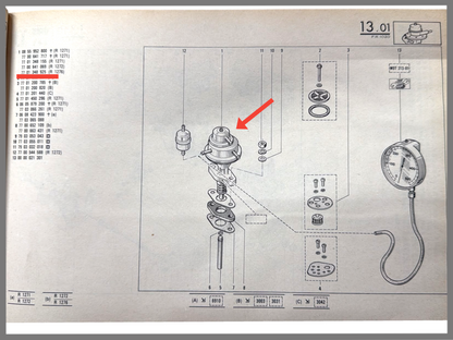 Benzine pomp - Renault 20 - OEM 7701348925