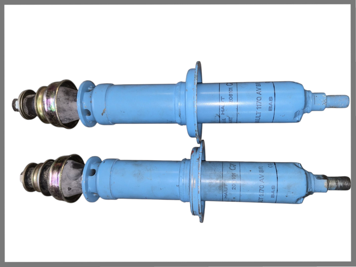 Schokbreker set voorzijde - Renault 12 - Renault 15 - Renault 17 - OEM 7700527479