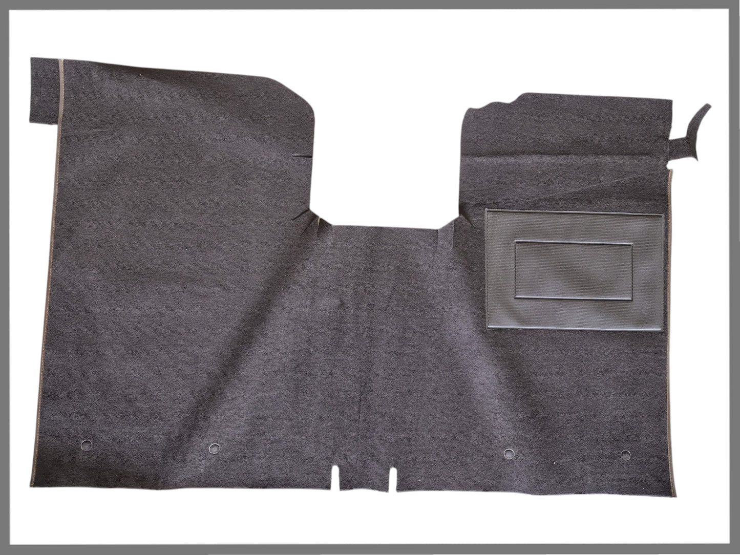 Vloermat donkerbruin RHD - Renault 16 OEM 7700571111.