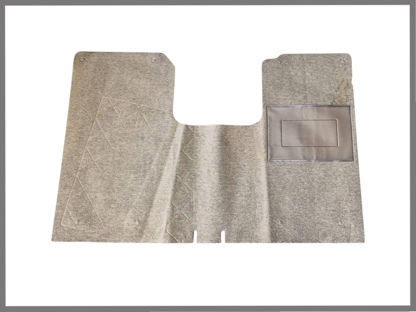 Vloermat beige gespikkeld RHD - Renault 16 - OEM 7700565652