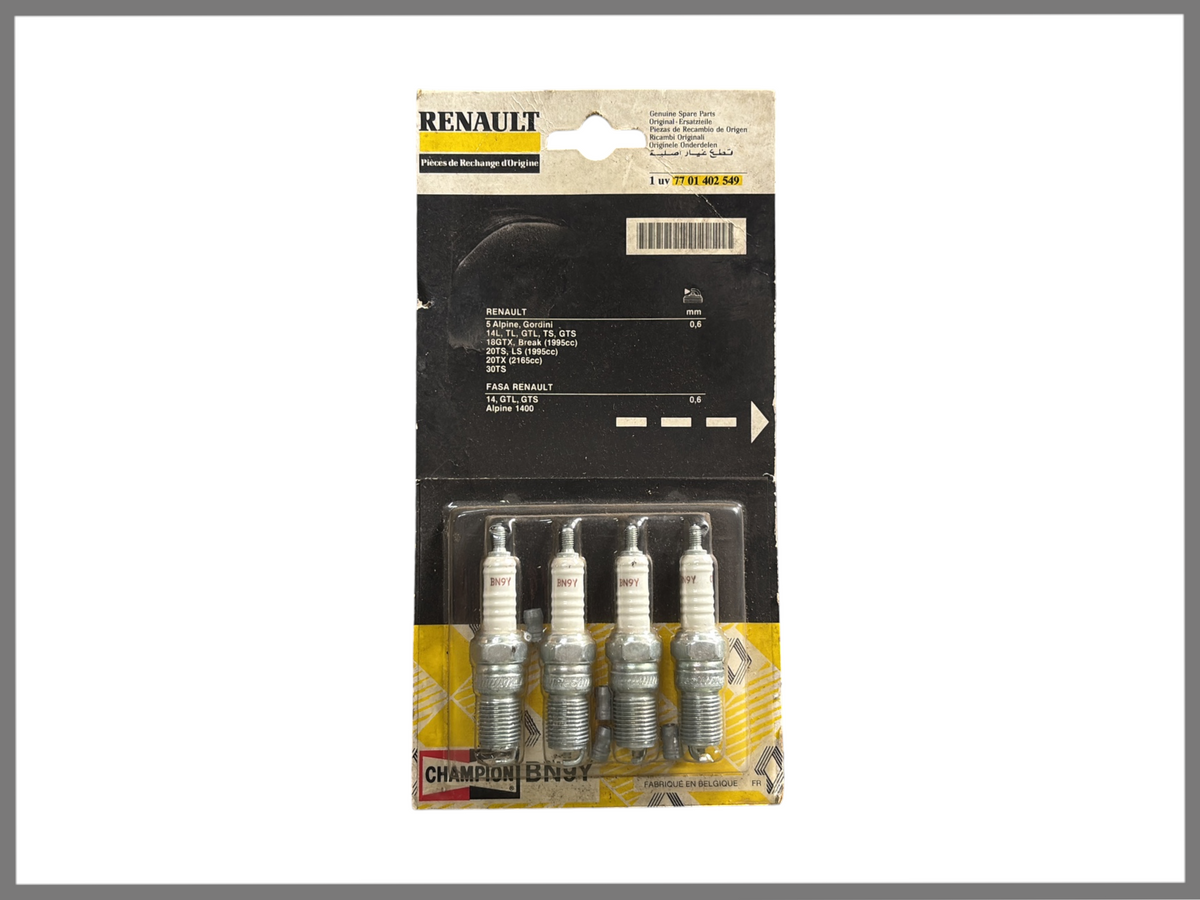 Zündkerzen-Set, 4 Stück – OEM 7701402549