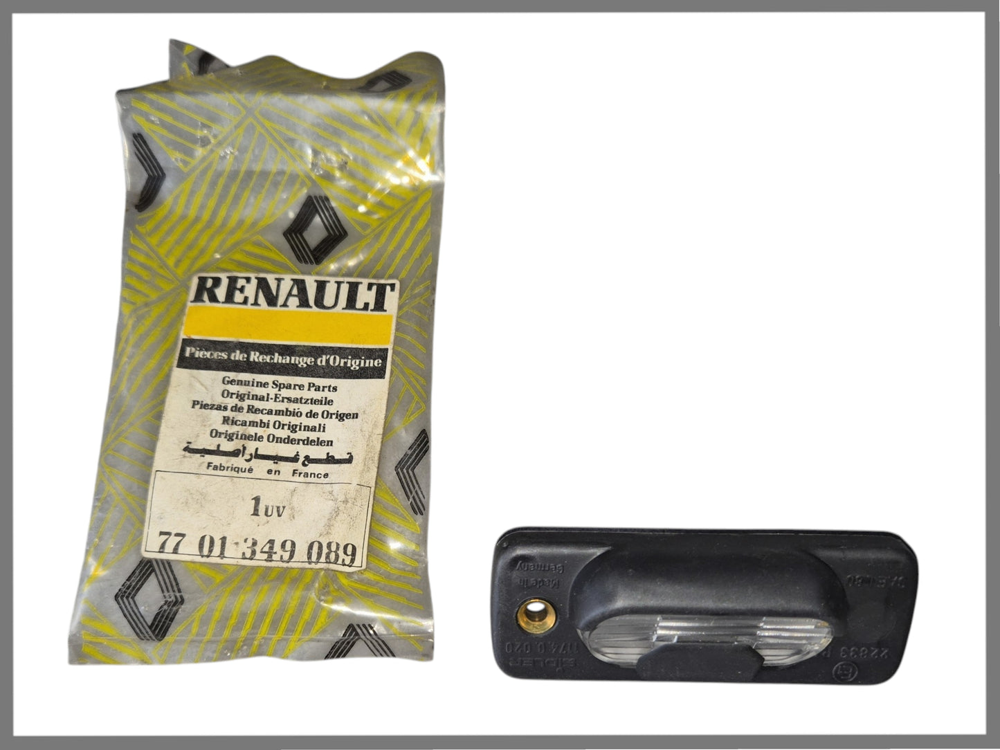 License Plate Lights - Renault 9 - Renault 18 - OEM 7701349089