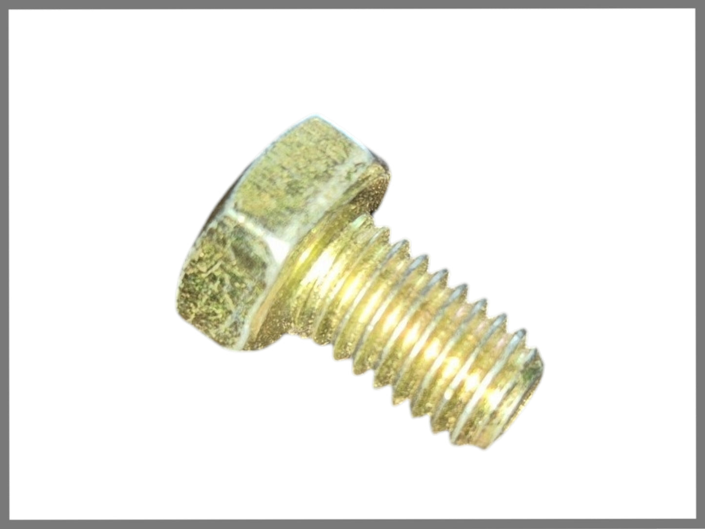 Bout M6 x10 mm (Geel gepassiveerd)