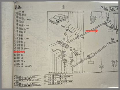 Middendemper - Renault 9 - OEM - 7700752204