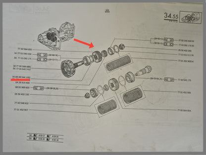 Boîtier d'engrenage à vis sans fin - Renault 12 - Renault - 16 - Renault 17 - OEM 0428916400