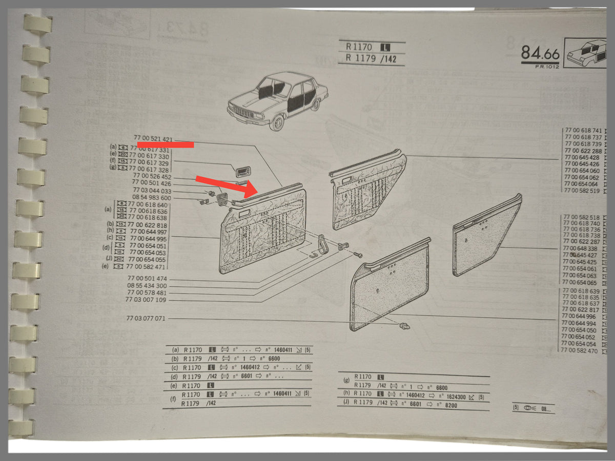 Limpiaparabrisas - - Renault 12 - 7700521421