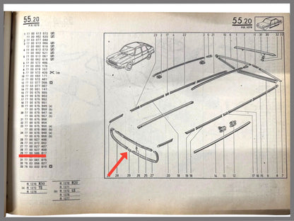 Connecteur de baguette de calandre - Renault 30 - OEM 7700586817