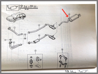 Achterste demper - Renault 21- OEM 7700769596