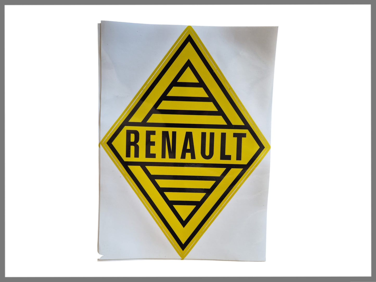 Sticker "RENAULT" groot formaat OEM - 456101216
