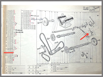 Intake valve - Renault 20 - Renault 30 - OEM 7900000680