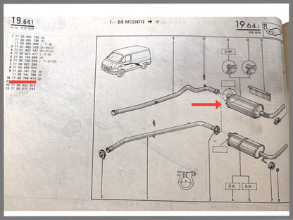 Amortisseur arrière - Renault Trafic - OEM 7700788413