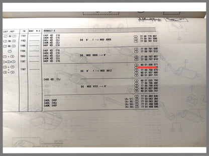 Achterste demper - Renault 5 Turbo / Super 5 - OEM 6001006571