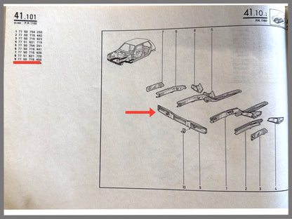 Traverse - Renault 5 - OEM 7750716450