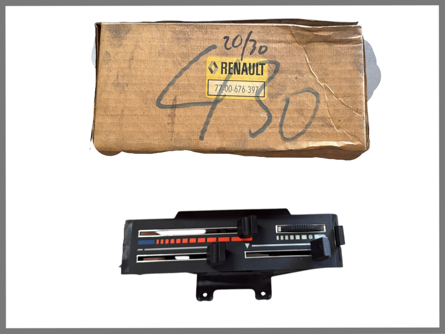 Commande de chauffage - Renault 20 - Renault 30 - OEM 7700676397