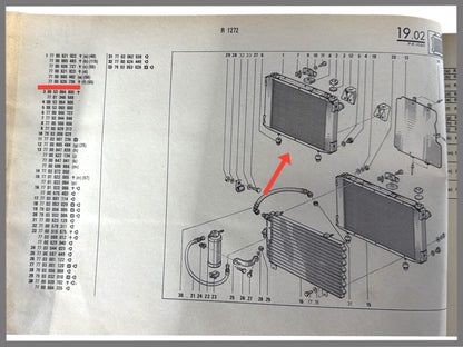 Radiateur - Renault 20 (1272) - OEM 7700621822