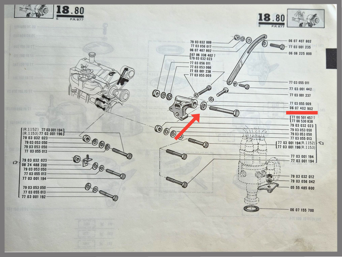 Revet M10 – Renault 16 – OEM 0607402902