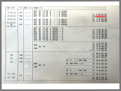 Auspuffrohr - Renault 19 - OEM 7700787192